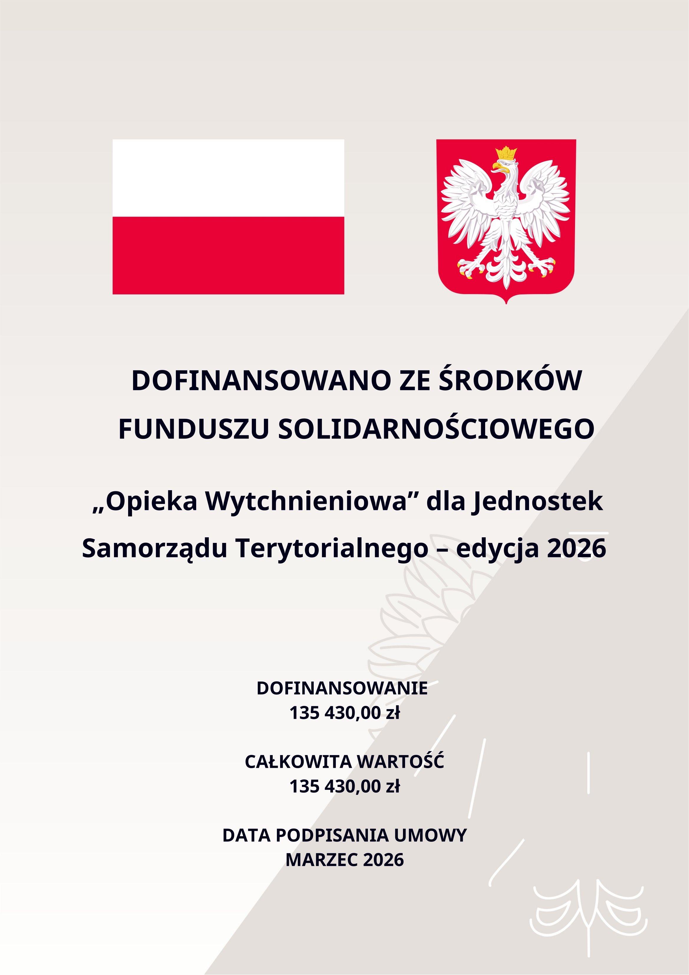 Program &bdquo;Opieka Wytchnieniowa&rdquo; dla Jednostek Samorządu Terytorialnego &ndash; edycja 2026