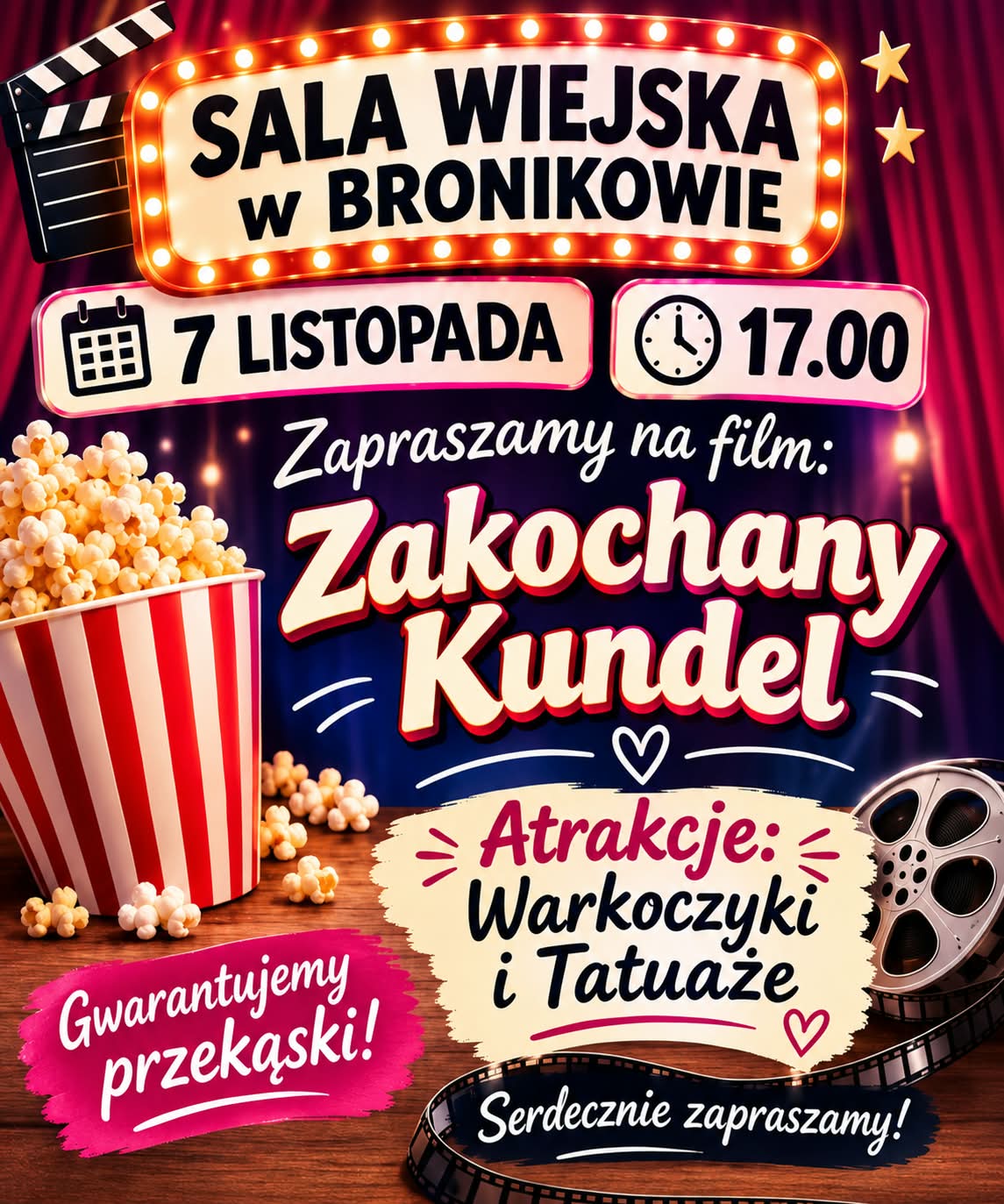 Plakat Bronikowo film zakochany kundel