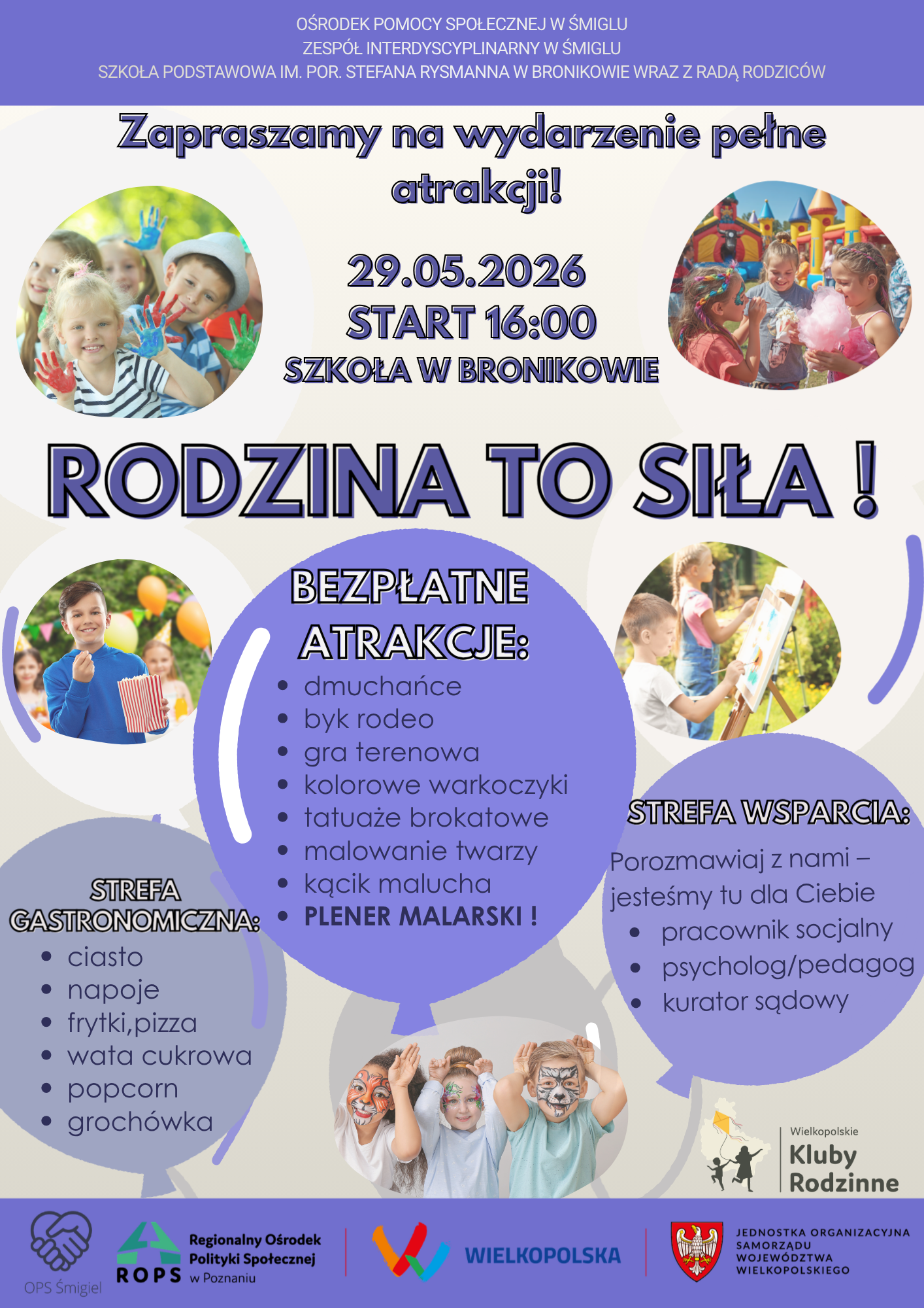 plakat "Rodzina to siła"