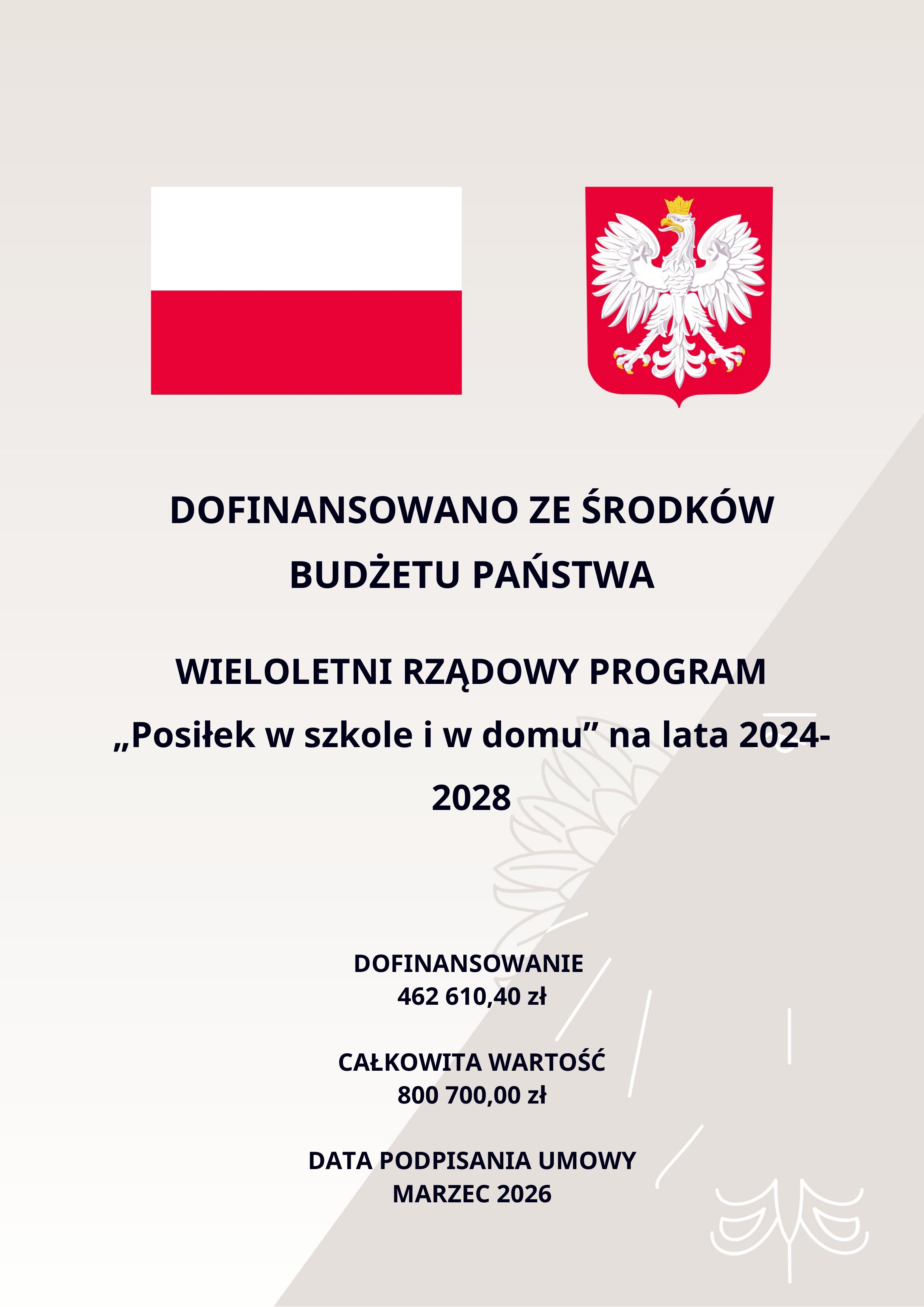 Plakat aktualizacja Posiłek z&nbsp;szkole i&nbsp;w domu