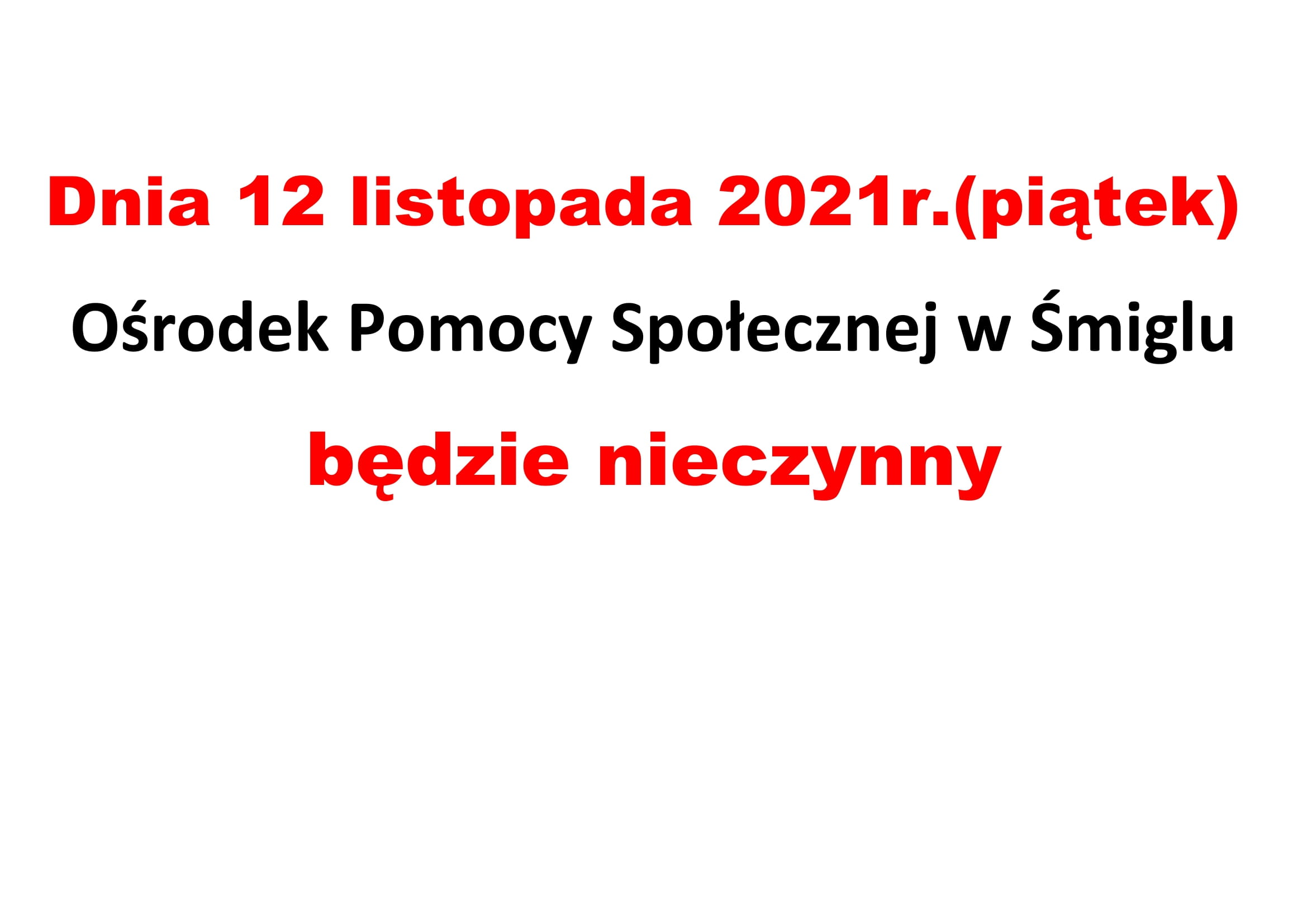 nieczynne
