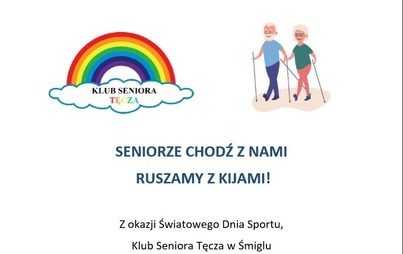 Zdjęcie do Klub Seniora Tęcza zaprasza senior&oacute;w na spacer z kijami