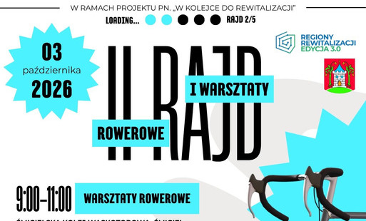 Zachęcamy do udziału w warsztatach rowerowych i rajdzie 